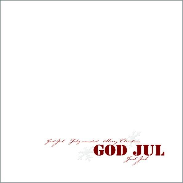 9408615  382012 Julekort &quot;God Jul&quot; 160x160 cm Starwhite 200